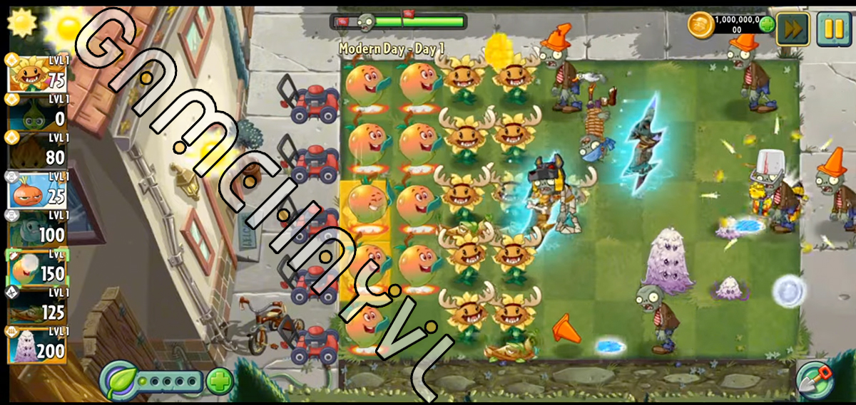 Plants vs Zombies 2 MOD APK (Full Cây, Max Level,